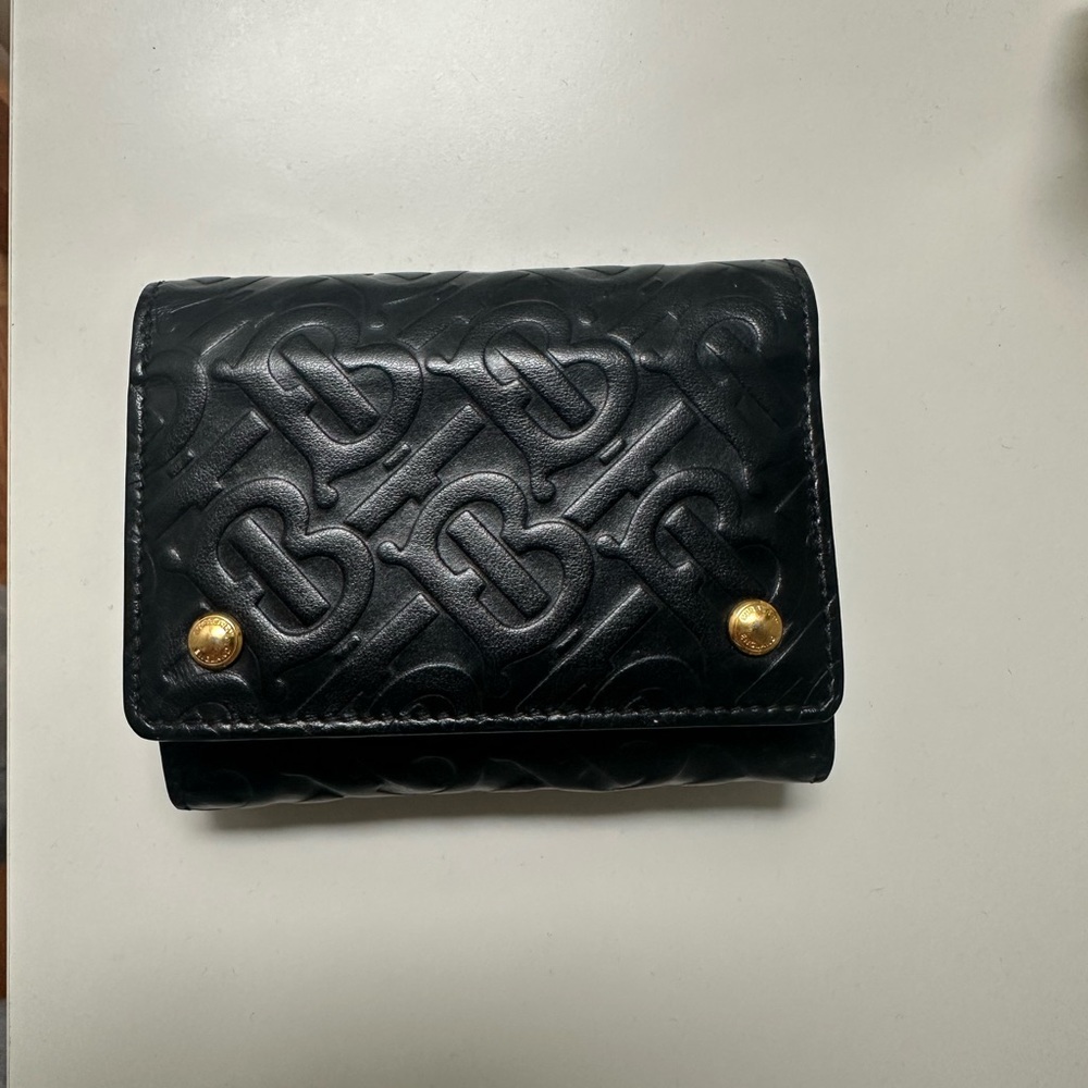 Burberry Black Leather Wallet